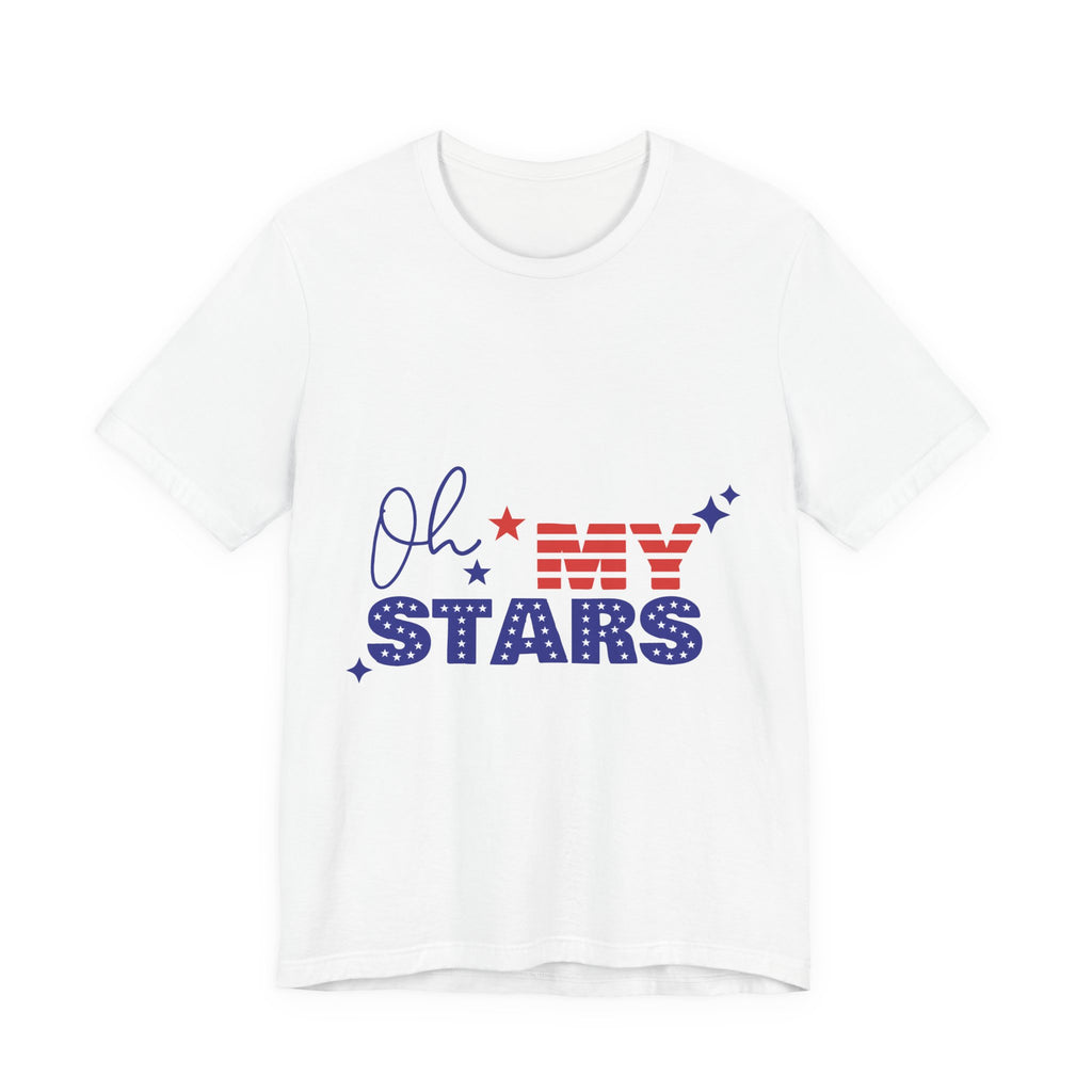 Oh My Stars Patriotic Tee – Fourth of July USA Flag Design